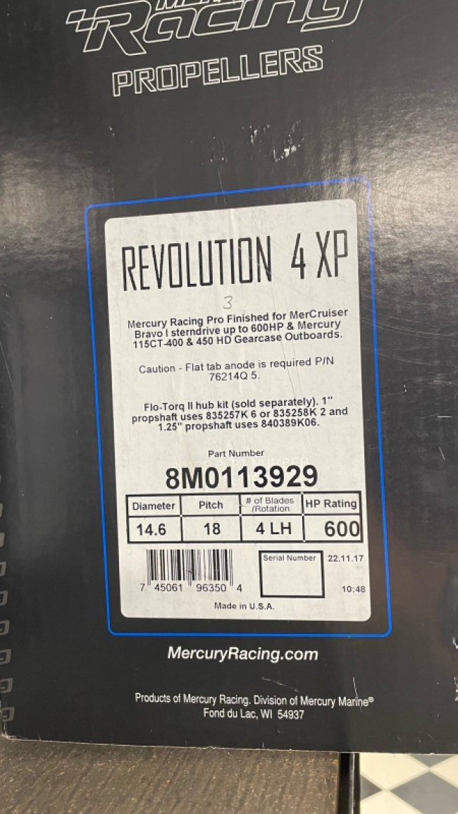 Revolution 4XP 14.6 x 18P 4 Blade LH